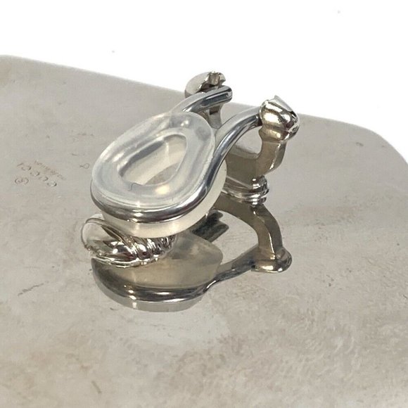 GUCCI Interlocking G Accessories Earrings Metal Silver - Picture 6 of 13